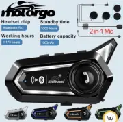 BT31 Motorcycle Helmet Headset Bluetooth Interphone Waterproof Wireless With Mic