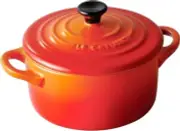 Le Creuset Mini Cocotte Orange Stoneware Heat Resistant Microwave Oven Japan NEW