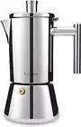 Diego Stovetop Espresso Maker Stainless Steel Italian Coffee Machine 4Cup 200Ml