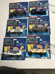 PEPSI BOTTLE TRUCK EVOLUTION TRUCKS (4) BRAND NEW IN PACKAGES Total OF 6