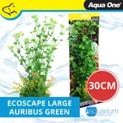 Aqua One Ecoscape Large Ogris Auribus Green Plastic Plant 30cm - Large (28401)