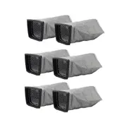 Cloth Filter Bags for Porta Power Swingette Canister Vacuums, 6-Pack