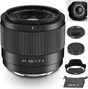 VILTROX 35mm F1.7 E-Mount APS-C Lens for Sony E, STM Auto Focus Lens for Sony E-Mount Cameras FX3 A7C A7RII A7SII A7II A7RIII A7IV A7RIV A9 A1 ZVE1 A93 A6700 A6600 A6500 A6400 ZV-E10 FX30 ZV-E10II