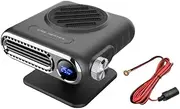 Snblzhef Car Heater Portable Electric Heating Fan Automatic Windshield Dryer Defogging Demister Defroster Heater for Car,B