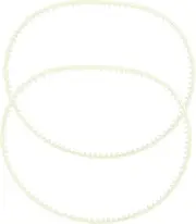GREENADSCAPE Replacement Timing Belt for Sealer 2pcs Sealer Machine Belt Auto Sealer Timing Belts High Temp Sealing Belt Sealer Machine Supplies