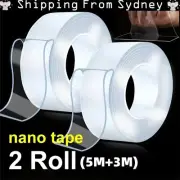 8M STRONG ADHESIVE Nano Traceless Transparent Double Sided Anti slip Tape AUS
