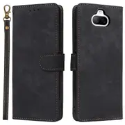 For Sony Xperia 8 Case RFID Blocking PU Leather Phone Cover with Wallet
