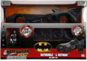 Jada Toys - Build N' Collect 1989 Batmobile & Batman Figure 1/24 Diecast Model K