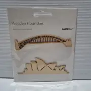 Kaisercraft "Sydney Icons" Wooden Flourishes 2mm Ply Wood Elements