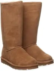 Kids Girls Bearpaw Elle Tall Youth Boot 1963Y Color Hickory II Suede Brand New