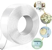 MIMEIMIAI Double-Sided Adhesive Tape, Extra Strong, Nano Tape, Double-Sided, Transparent Adhesive Pads, Washable, Removable Adhesive Strips, Double-Sided, Non-Marking, Strong, for Carpets, Photo