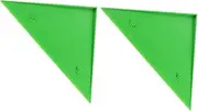 WOONEKY 2PCS Triangle Corner Guards for Foosball Table Edges Easy Installation Protection Sturdy Design Enhance Gameplay