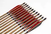 6PCS/12PCS/24PCS Chinese Traditional Handmade Bamboo Arrows 28INCH -34INCH
