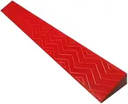 Threshold Ramp, Wheelchair Ramps for Doorways,Non-Slip Vehicle Curb Ramp, Eco-Friendly Material,Suitable for Wheelchairs Scooters Strollers Bicycles(Size:100 * 10 * 4cm,Color:Red)