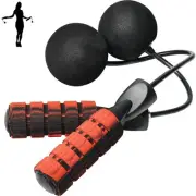 Cordless Jump Rope for Fitness with Indoor Jumping Rope Weighted Ropeless Ski...