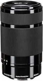 Sony SEL55210BE APS-C E-Mount 55-210mm F4.5-6.3 OSS Telephoto Zoom Lens, Black