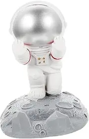 Uonlytech Creative Astronaut Phone Holder Unique Desktop Stand for Home Adorable Table Cellphone Holder for Stable and Decorative Smartphone Bracket