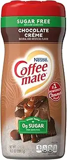 COFFEE MATE Sugar Free Chocolate Crème Powder Coffee Creamer 10.2 Oz. Canister | Non-dairy, Lactose Free, Gluten Free Creamer