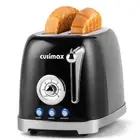 Toaster 2 Slice with Extra Wide Slots for Bagels, Stainless Steel Toaster wit...