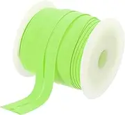uxcell 1 Inch Single Fold Bias Tape Polyester Continuous Bulk Bias Tape for Sewing, Seaming Quilting Hemming Binding Crafts (Fruit Green 25 Yards)