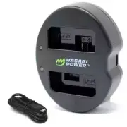 Wasabi Power Dual USB Battery Charger for Canon LP-E5