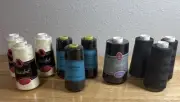 Maxi Lock Serger Thread 3000yds/Cone 100% Polyester Lot of 10