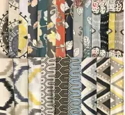 Dwell Studio "Robert Allen" FABRIC BOOK, 23 Samples of Linen 18"x30"