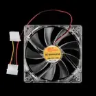 Quiet 120mm/120x120x25mm 12V Computer/PC/CPU LED Light Silent Cooling Case Fan