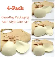 Bikini Pad, Bra Inserts Push-up Pad Chest Pads Enhancers Triangle Shape Circular