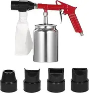 Sand Blaster Kit Abrasive Sand Blasting Shot Sandblaster with Nozzle Rust Remove Abrasive Sand Blasting for Sandblast Cabinets Red Red