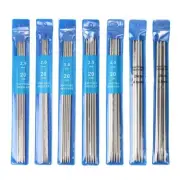 35pcs Double Pointed Crochet Hook Knitting Needle Handmade Reusable Sewing Tools