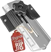 Thin Rip Jig Table Saw Jig for Making Repetitive Narrow Strip Cuts on Table Saws with 3/4" x 3/8" Miter Slots • Also Works with Many Router Tables and Band Saws