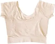 MERRYHAPY Lady Underarm Vest Washable Armpit Sweat Pad Vest Quick Dry Thermal Underarm Vest for Women
