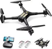 Drone with Camera, X600W Foldable 1080P FPV Camera Drones for Adults Kids Remot