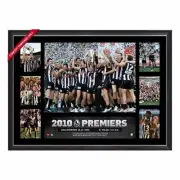 COLLINGWOOD MAGPIES 2010 PREMIERS FRAMED POSTER PENDLEBURY SWAN AFL MEMORABILIA