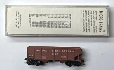 MTL Micro-Trains 56100 Tonopah and Goldfield T&G 325 2 bay hopper