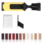 Laminate Floor Repair Kit Furniture Scratch Fix Wax System Mending Tool Set with 11Pcs Waxes