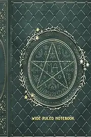 Wide Ruled Notebook: Quality Fantasy Magic Gratitude Seal Sketch Its H-quality, Graphic Notebooks For Students / Teachers Offices 6 X 9 110 Pages
