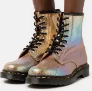 Doc Martens Rainbow Ray Sand AIRwair womens sz 7 1460 New In Box