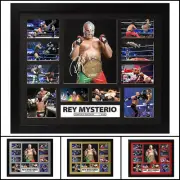 Rey Mysterio Signed Framed Limited Edition Memorabilia V2 Multiple Variations