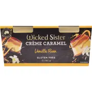 Wicked Sister Vanilla Bean Creme Caramel 150g x 2 pack
