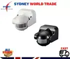 LED PIR Exterior Motion Sensor Detector Infrared 120 Night Light Timer Switch
