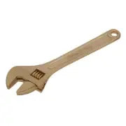 Sealey Adjustable Wrench 200mm Non-Sparking Beryllium Copper NS066