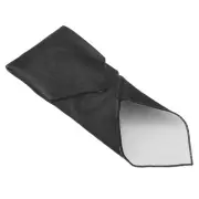 Camera Protective Wrap, 45x45cm Lens Wrap Foldable Lens Pouch Bag Black