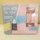 Glow With the Flow White Jade Facial Roller & Hyaluronic Acid Serum Set. New