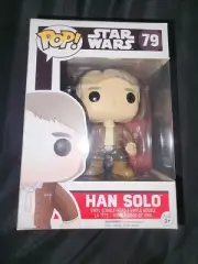 Han Solo Vinyl Funko Pop Star Wars the Force Awakens Bobble-Head #79 In Box
