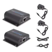 HDMI Extender (Sender&Receiver) to 60M via CAT6/CAT6A w/ IR Remote F Foxtel IQ2