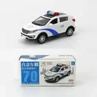 Hot Caipo 1:43 KIA Sportage R Police-Car Alloy Pull back Toys Car Model Vehicles