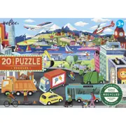 20pc eeBoo Kids/Children Jigsaw Puzzle 28x38cm Vehicles Educational Game 3y+