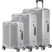 Samsonite Lite-Box ALU Hardside Suitcase Set of 3 Aluminium 22705, 22706, 22707